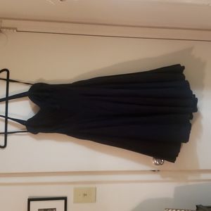 Anthropologie Navy corduroy dress sz 12